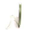 s.dekoda Organza Ribbon 50 m x 6 mm Green - Reed Green Organza Chiffon Gift Ribbon [1350-109]