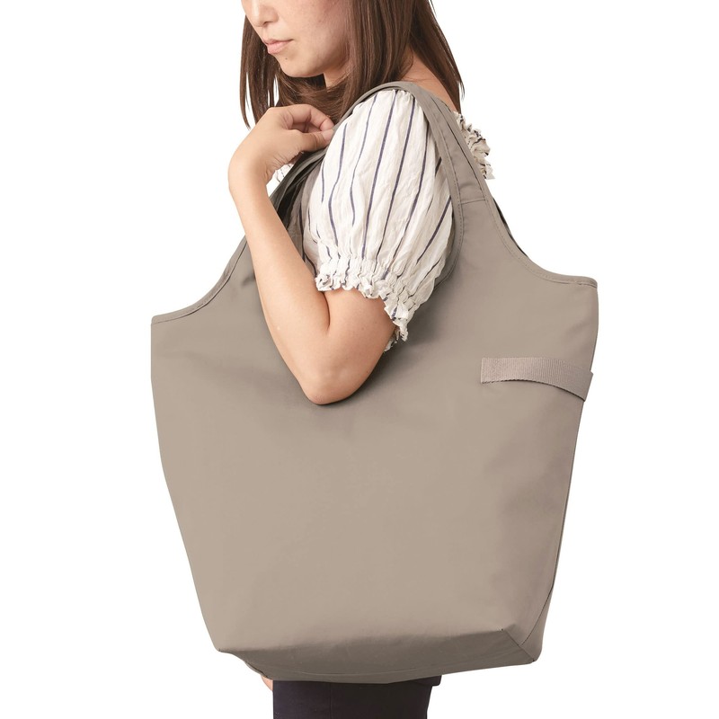 MOTTERU Kurlito Cooler Marche Bag, Navy, Eco Bag, Stylish, Foldable,