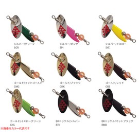 Palms Spin Walk QR Lure, 0.2 oz (6.5 g), SYE Silver, Yellow