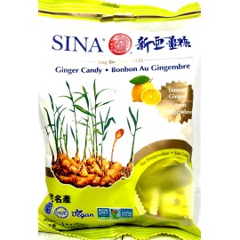 Sina Ting Ting Jahe Ginger Chewy Candy with Lemon 4.4 oz ~12/19/2025