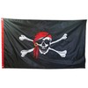 In the Breeze Jolly Roger Embroidered 3x5 Double Sided Grommet