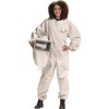 Bees & Co U75 Natural Cotton Beekeeper Suit with Square