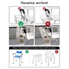 QIHS, Bathroom Shower Organizer, Chair Upper Hanging Shelf, 304 Stainless