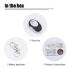 315MHz Purple Learn Button Garage Door Remote Control Keychain Compatible