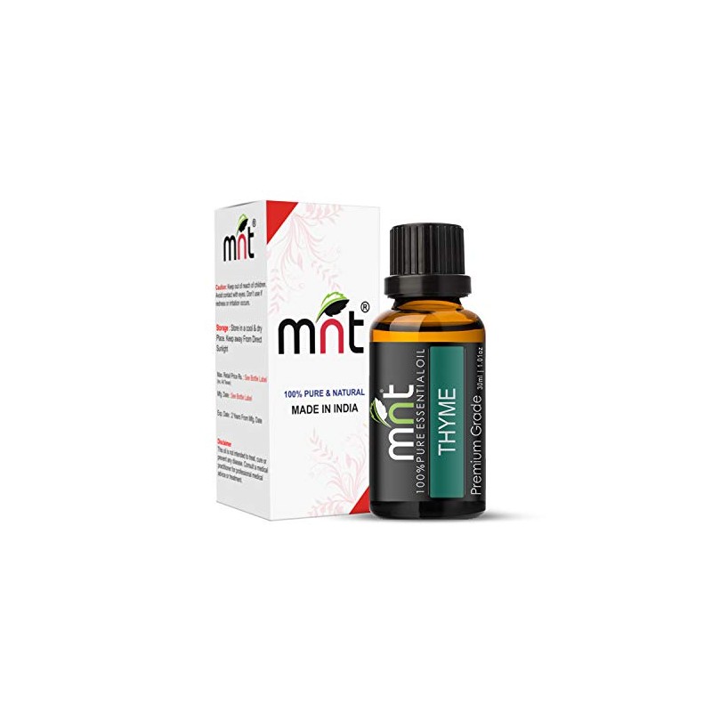MNT Thyme Essential Oil 100% Pure Natural & Therapeutic Grade