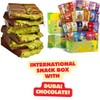 Dubai Chocolate Bar with Mega International Snack Box | Premium