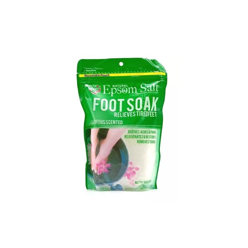 Natural Epsom Salt FOOT SOAK (Eucalyptus) 16oz (454G)