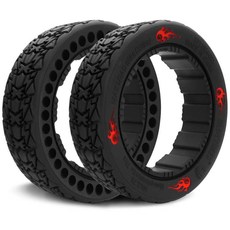 GYL 10x2.75 GoKart Tire Quick Release Tire Replacement for Ninebot