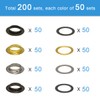 1/4 Inch Grommet Kit 200 Sets, Luxiv Grommets Eyelets 6mm