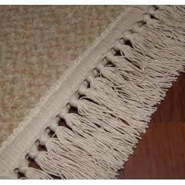 Cotton Replacement Rug Fringe (6 Foot (182 cm))
