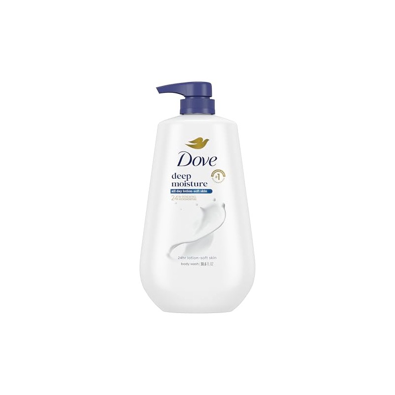Dove Body Wash Pump, humectación profunda, 34 oz