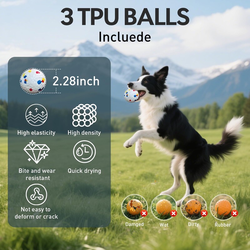 Abdtech Automatic Ball Launcher for Dogs - Dog Ball Thrower