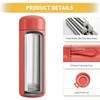 Exllena Mini Water Bottle 6.8oz/200ml, Small Insulated Water Bottle for