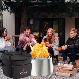 Carry Bag Fits for EAST OAK Fire Pit Smokeless 17'' Firepits, Carrying Bag for Portable Outdoor Bonfire Fire Pit Water-Resistant 17 Inch, Fit for 17'' Fireplaces for Outside