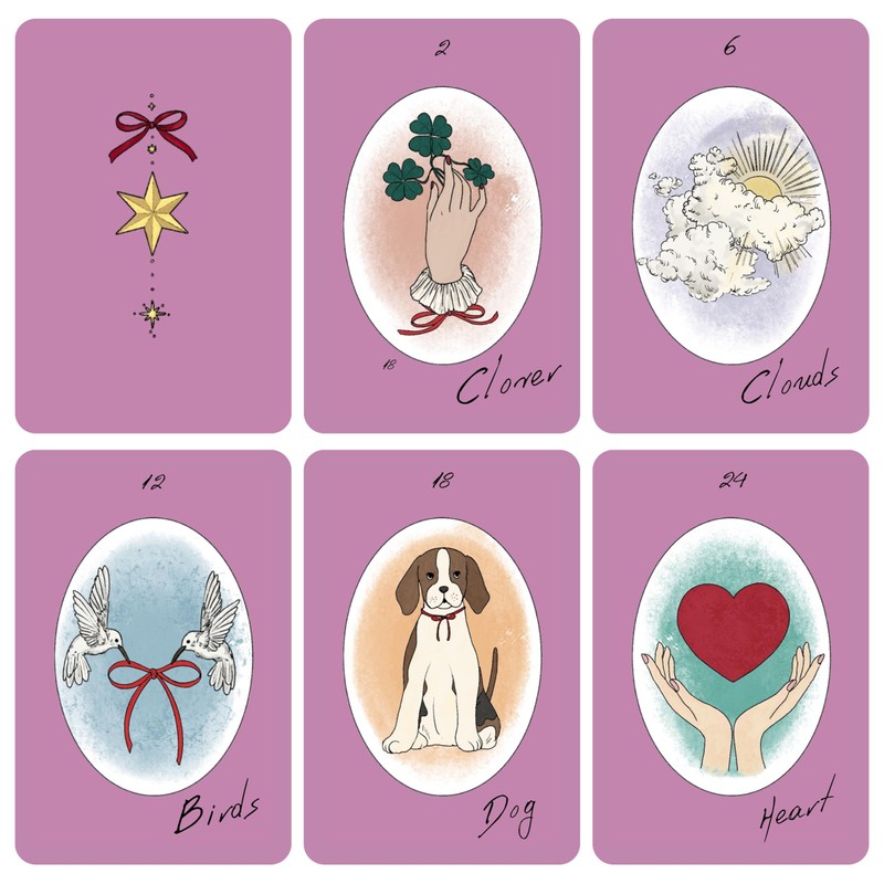 Ribbon Le Norman Mini | Mame Amano | 36 Cards