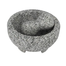 IMUSA USA Granite Molcajete Spice Grinder 6-Inch, Gray