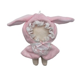 AXLUCE-Stuffed Animal Clothes-Plush-Clothes-10cm-Doll (Rabbit (Light Pink))