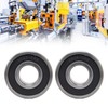 2Pcs Double Row Ball Bearing High Speed Operation Excellent Manufacture