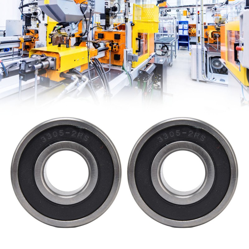 2Pcs Double Row Ball Bearing High Speed Operation Excellent Manufacture