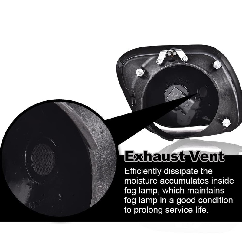 PIT66 Fog Lights Compatible with Freightliner Cascadia 2008-2017 Fog Lamp