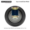 HILLMASTER Heavy Duty 8 Inch Gate Wheel Gate Caster Kit