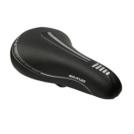 Montegrappa Bicycle Seat for City Bike, Holland, MTB, Classic Bravo Model, Black, Unisex, BICYCLE_SEAT