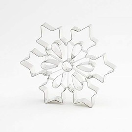 thermohauser Cookie Cutter Stainless Steel Snowflake Large Smooth Edge Diameter 19.5 cm