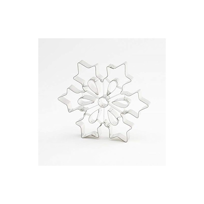 thermohauser Cookie Cutter Stainless Steel Snowflake Large Smooth Edge Diameter