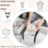 Mooisco 12 Packs Foldable Drawer Organizer Clothes, Closet Storage for