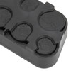 Coin Organiser Plastic Coin Holder Rectangle Euro Coin Dispenser Storage