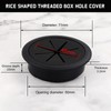 THETAG Cable Grommets Plastic Flexible Cable Grommet 60 mm Pack