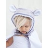 Little Giraffe Velvet Deluxe Towel with Ears (Lavender)