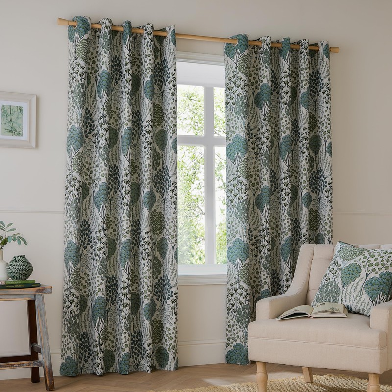 furn. Wylder Ophelia Cushion Cover – Reversible Botanical Floral Jacquard