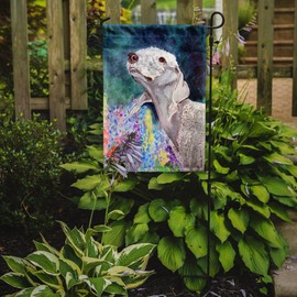 Caroline's Treasures 7226GF Bedlington Terrier Garden Flag Mailbox Flag Decorative Yard Flag Banner Outside Patio Artwork Yard Flower Beds, Garden Size, Multicolor