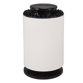 Home Air Purifier Desktop Air Cleaner Small Table Lamp with Filter for Bedroom Office Elegant White