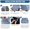 TAOCOCO Recliner Loveseat Cover, Stretch Jacquard Reclining Loveseat Cover Furniture