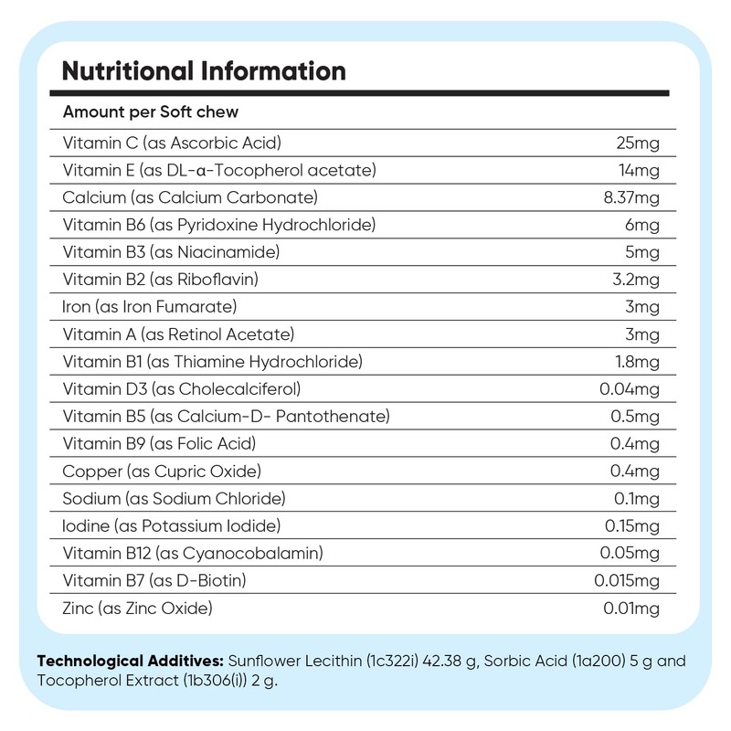 animigo Multivitamins and Minerals for Dogs - 120 Soft Chews