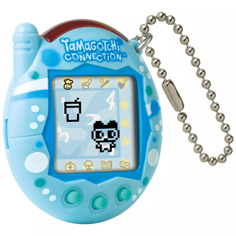 Tamagotchi Connection Virtual Pet Interactive Game Blue Bubbles Shell Age