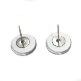 Yellow Owl Glass Eyes On Wire Pin Posts for Felt Doll Sculpture Making and Other Crafts (12mm)