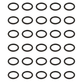 sourcing map Pack of 30 O Ring Sealing Rings Rubber Seal 16.5 mm AD 12.5 mm ID 2 mm Nitrile Rubber NBR Washer Seal Kit for Sealing Elements Tap Connector Repair Car