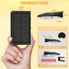 APILAB Solar Fence Lights Outdoor 16 Pack - 3 Modes