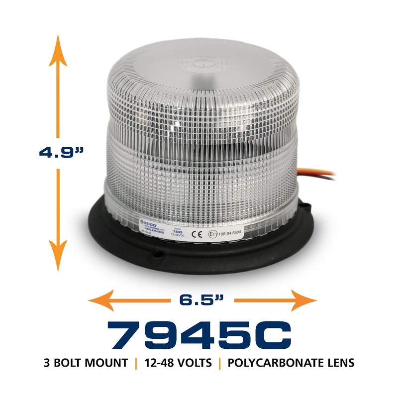 Beacon Light,Clear,Flashing