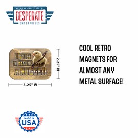 Desperate Enterprises Chicken Nugget Refusal Refrigerator Magnet - Funny Magnets for Office, Home & School - Made in The USA