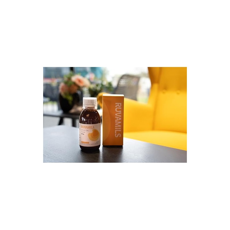 Ruvamils Stops Anxiety Syrup 200 ml, Dietary Supplement