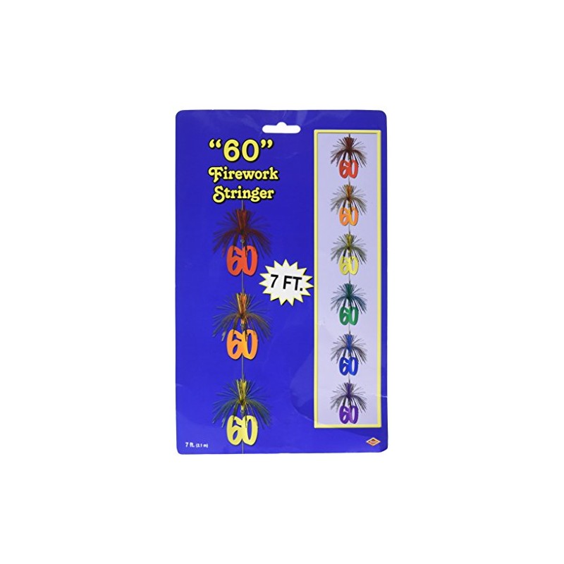 60 Firework Stringer Party Accessory (1 count) (1/Pkg)
