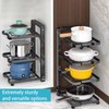 ROMATIA 2 Pack Pot and Pan Organizer Rack, Heavy Duty