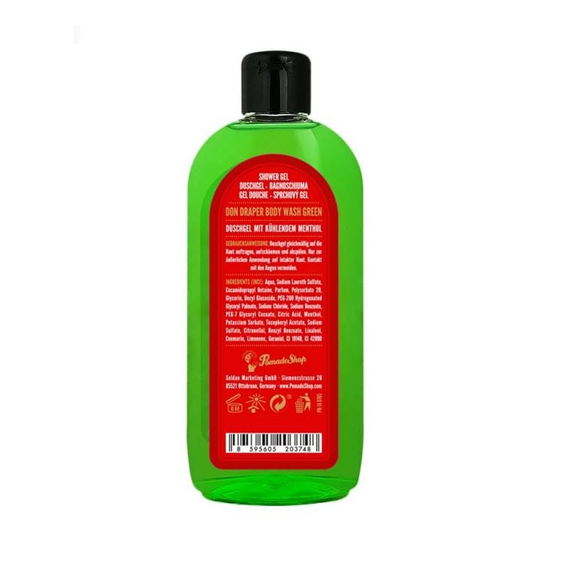 Don Draper - Body Wash Green - Shower Gel and