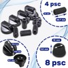 Gas Hob Knob - Set of 4 and Adapters for