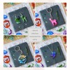 KOTEDUA Keychain Resin Molds Silicon Animals 34pcs UV Resin Jewelry