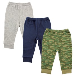 Luvable Friends baby boys Cotton Pants, Camo, 2T US